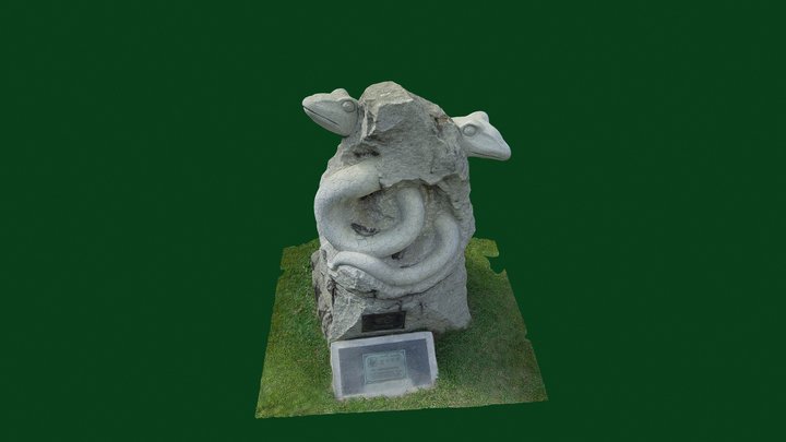snake statue 3D Model