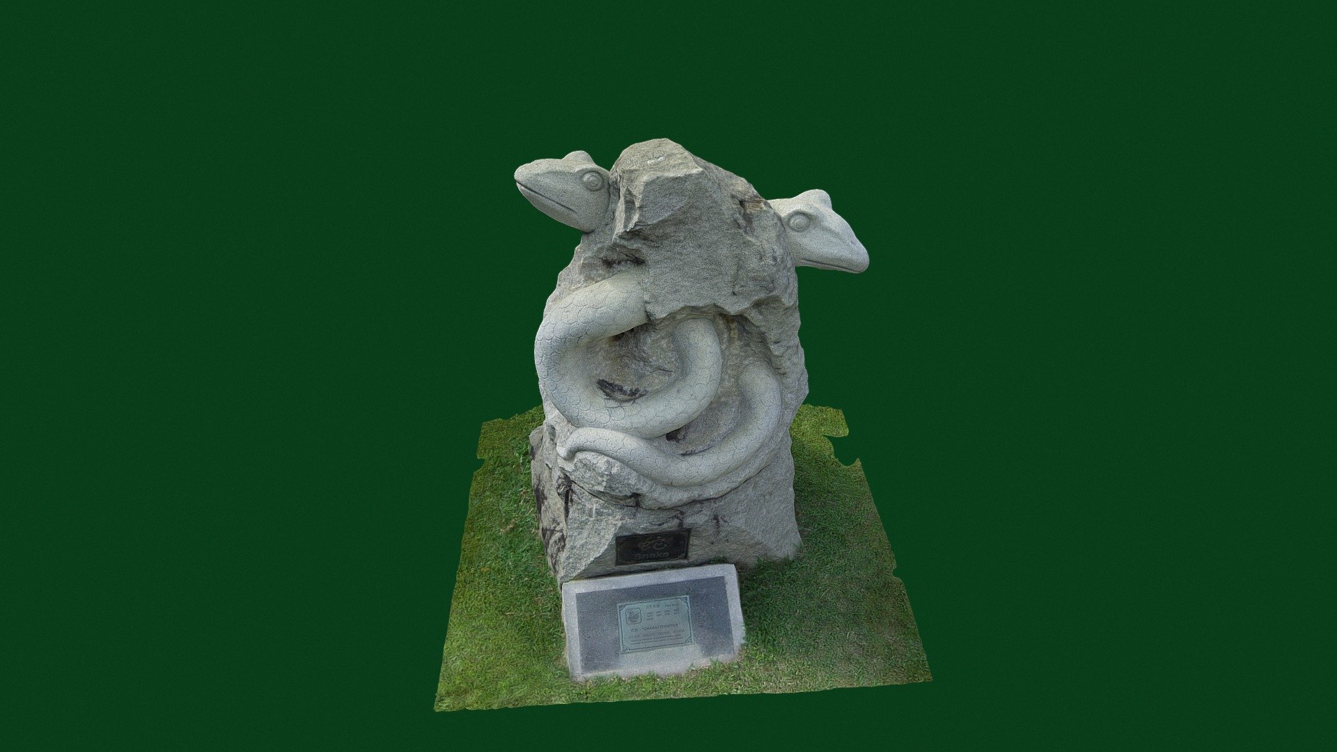 snake statue