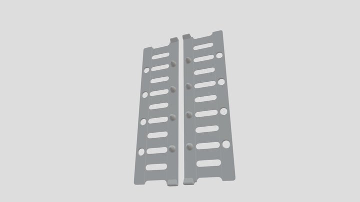 Paper Towel Mask Parts 3D Model