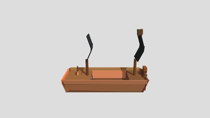 Pirate ship 3D Model