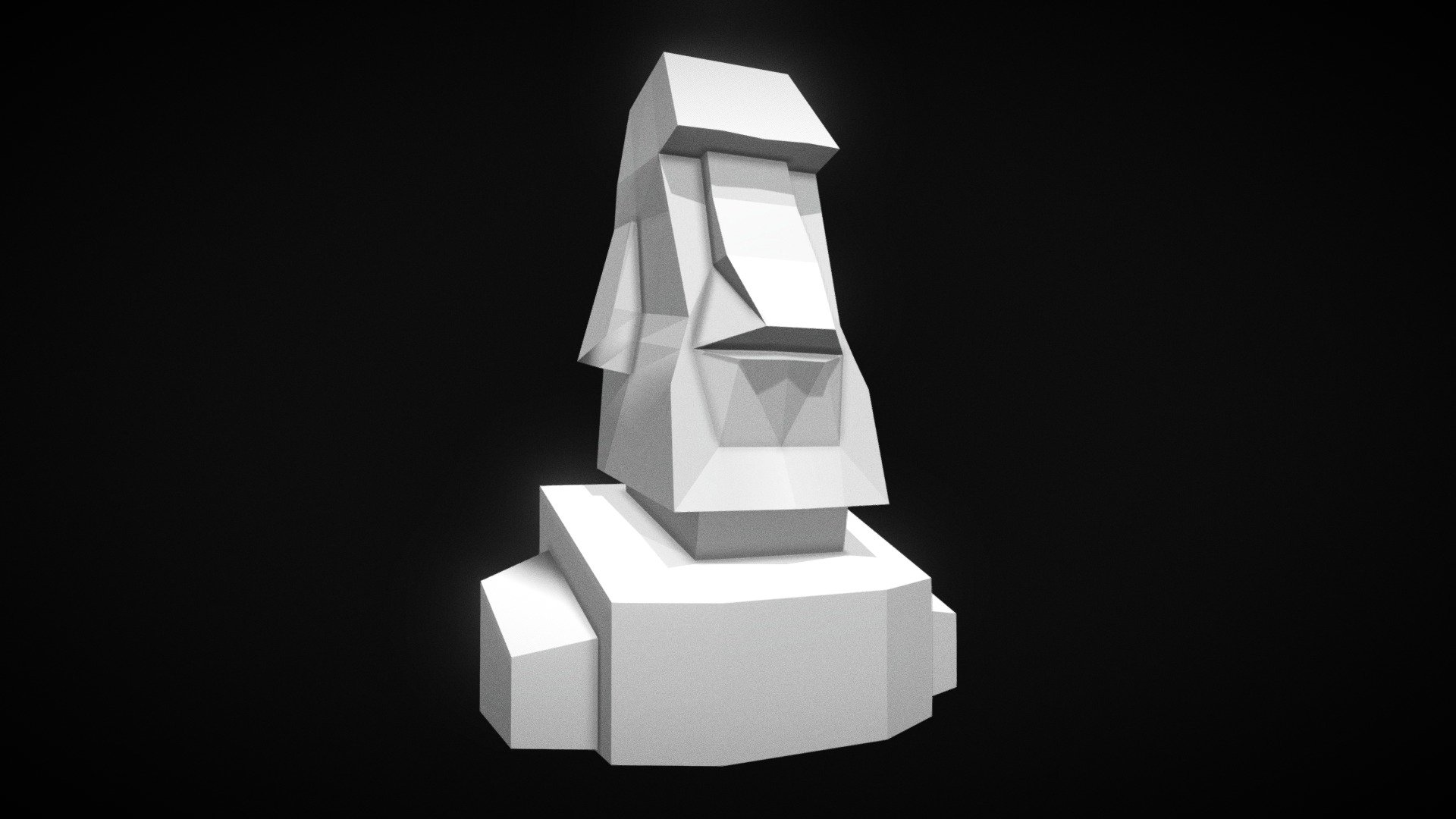 Easter Island Head Buy Royalty Free 3D model by Ikon XR (ikonxr