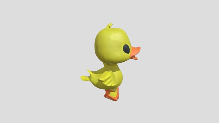 a yellow duck 3D Model