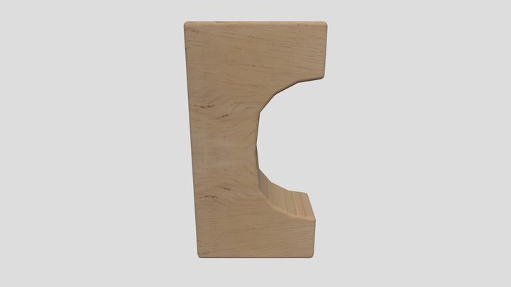 Curve Block 3D Model