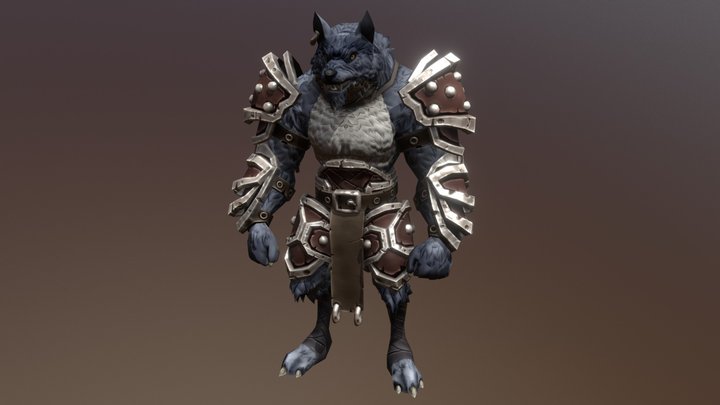 Werewolf 3D Model
