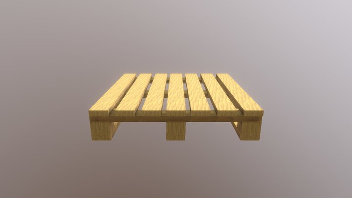 Wooden Pallet 3D Model
