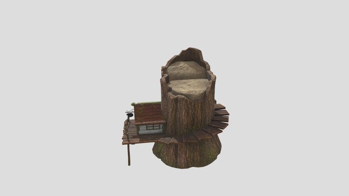 Treehouse Paintshop 3D Model