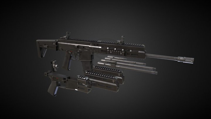 BT APC Rifle 3D Model