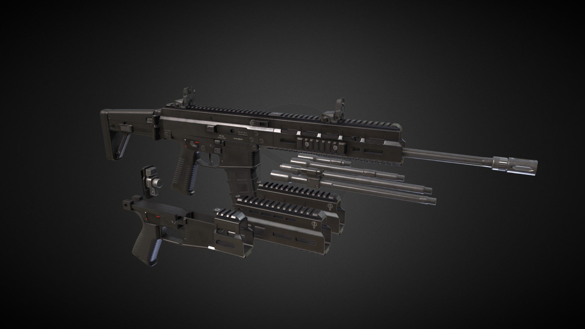 BT APC Rifle - Buy Royalty Free 3D model by Akinaro [860d68e ...