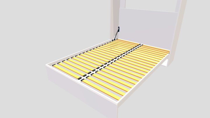 Bed-Wardrobe-Mira-05 3D Model