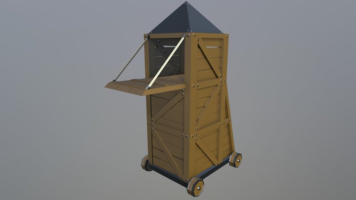Siege Tower - Siege Equipment Assets 3D Model