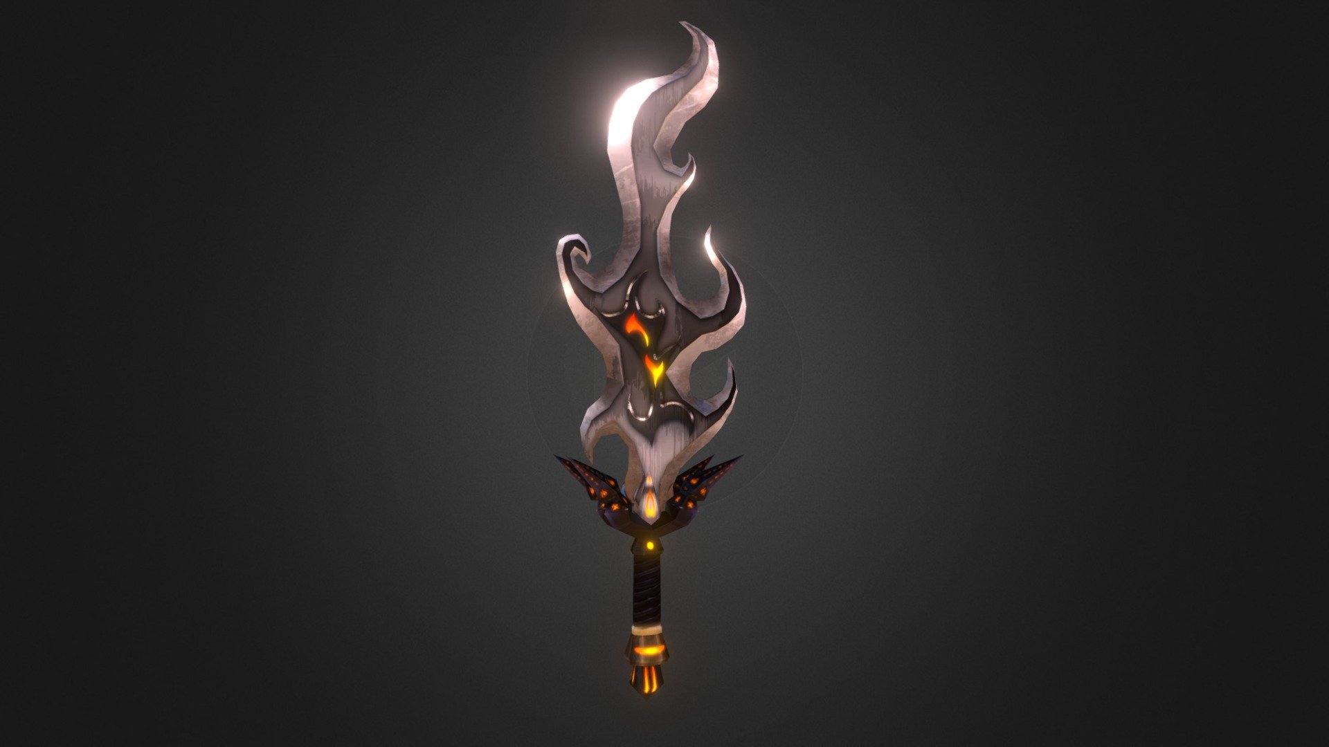 Flame Sword - with full download link - Download Free 3D model by ...