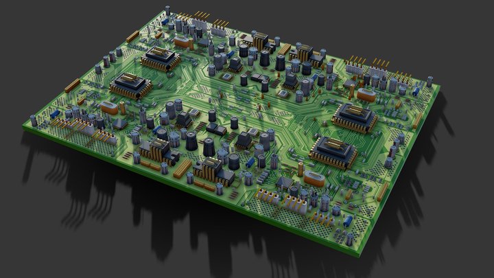 Circuit City 01 3D Model