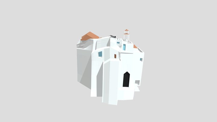 Infinite Staircase Building 3D Model