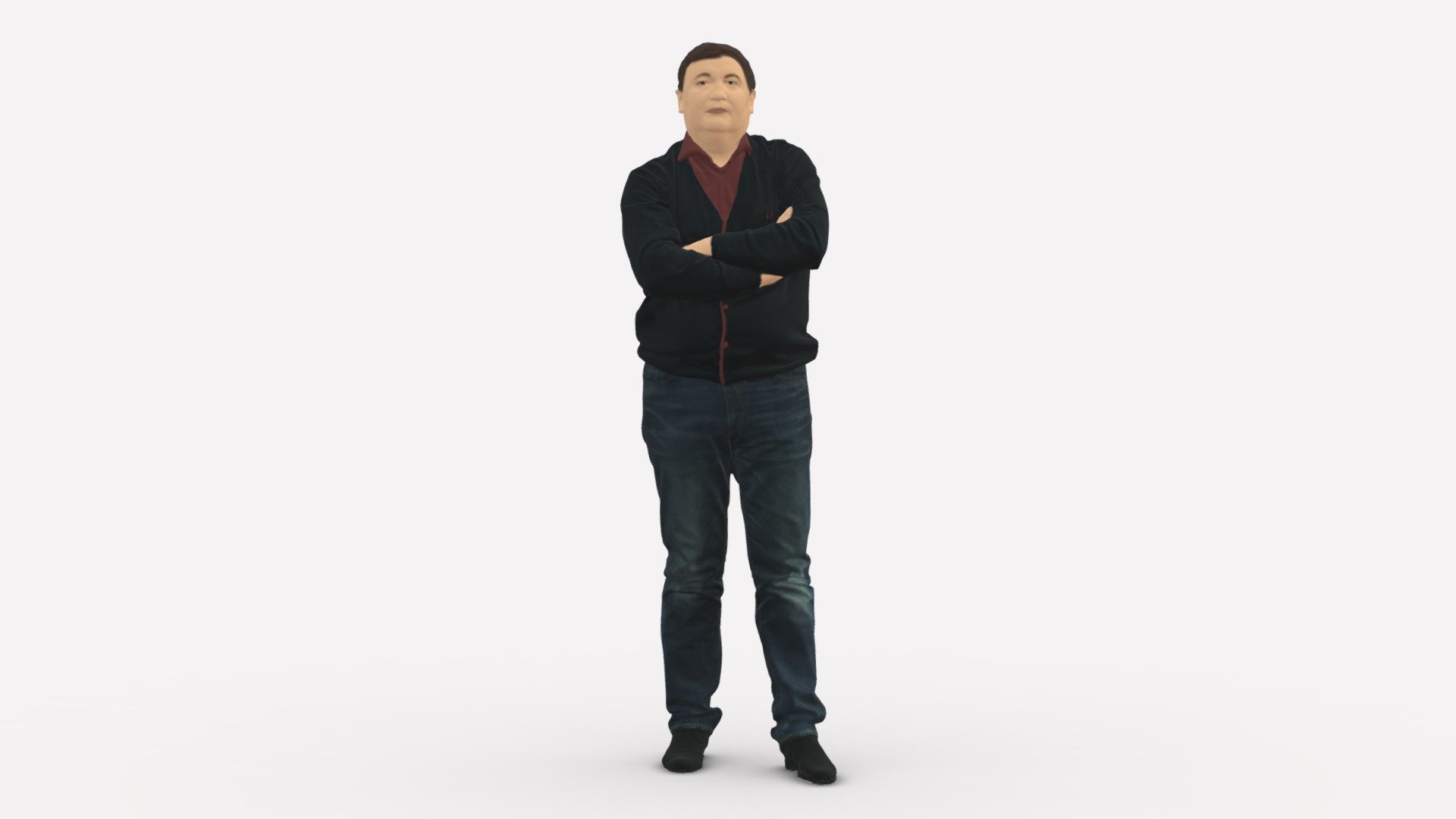 Man Red Shirt And Jeans 0494 - Buy Royalty Free 3D model by 3DFarm ...