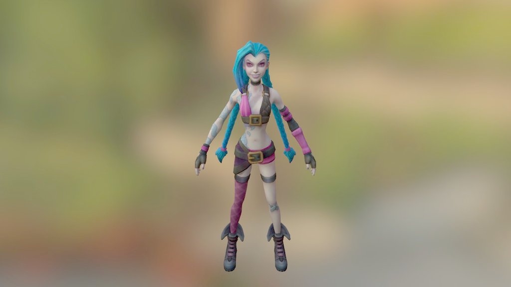 Jinx Avatar 3D model by iplayog (iplayog) [8613104