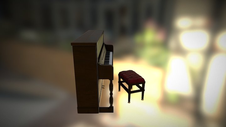 Piano 3D Model