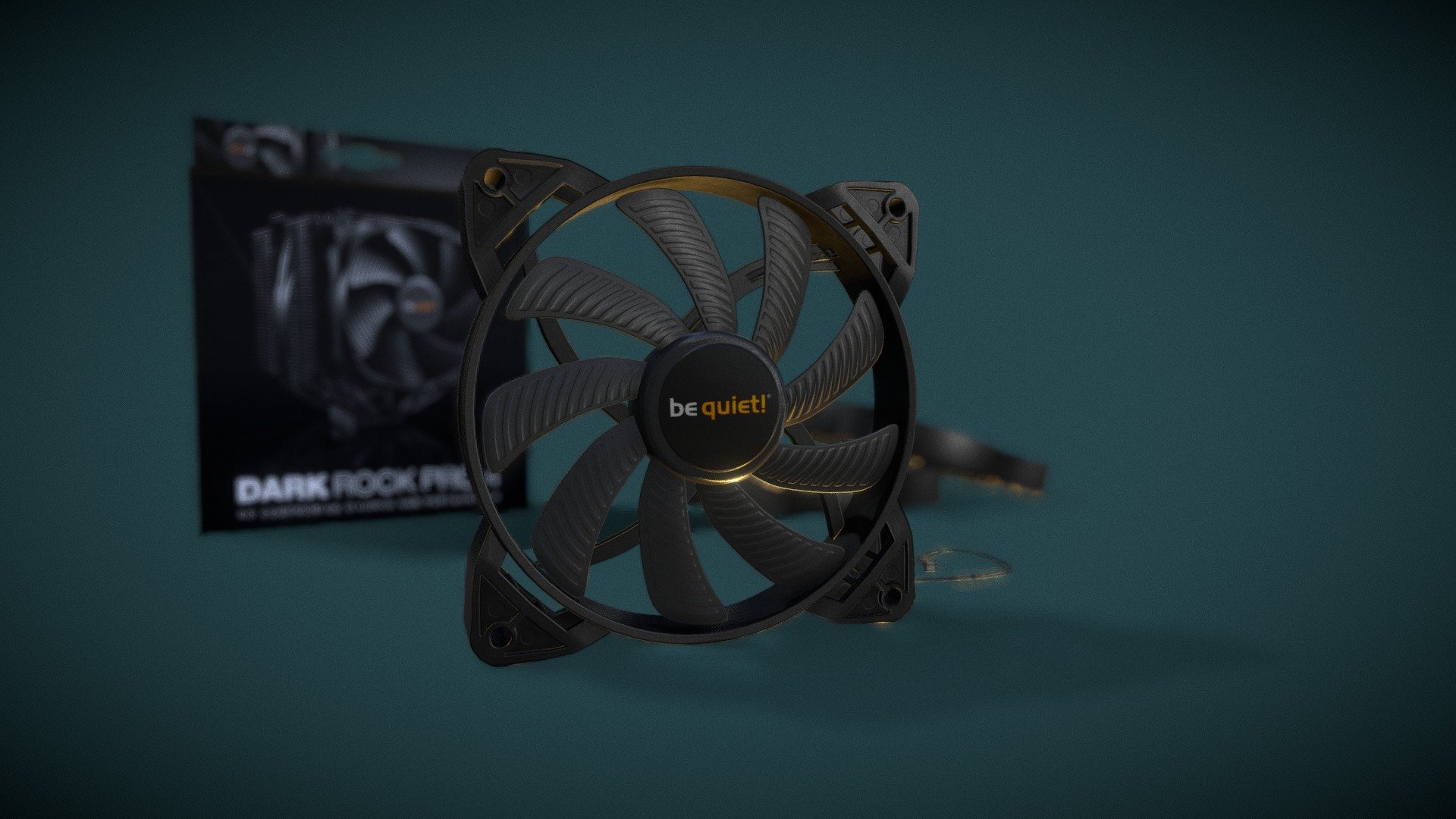 be quiet! FAN 3D model by Pavel.Tejeda.Kardenas [8614d5a] Sketchfab