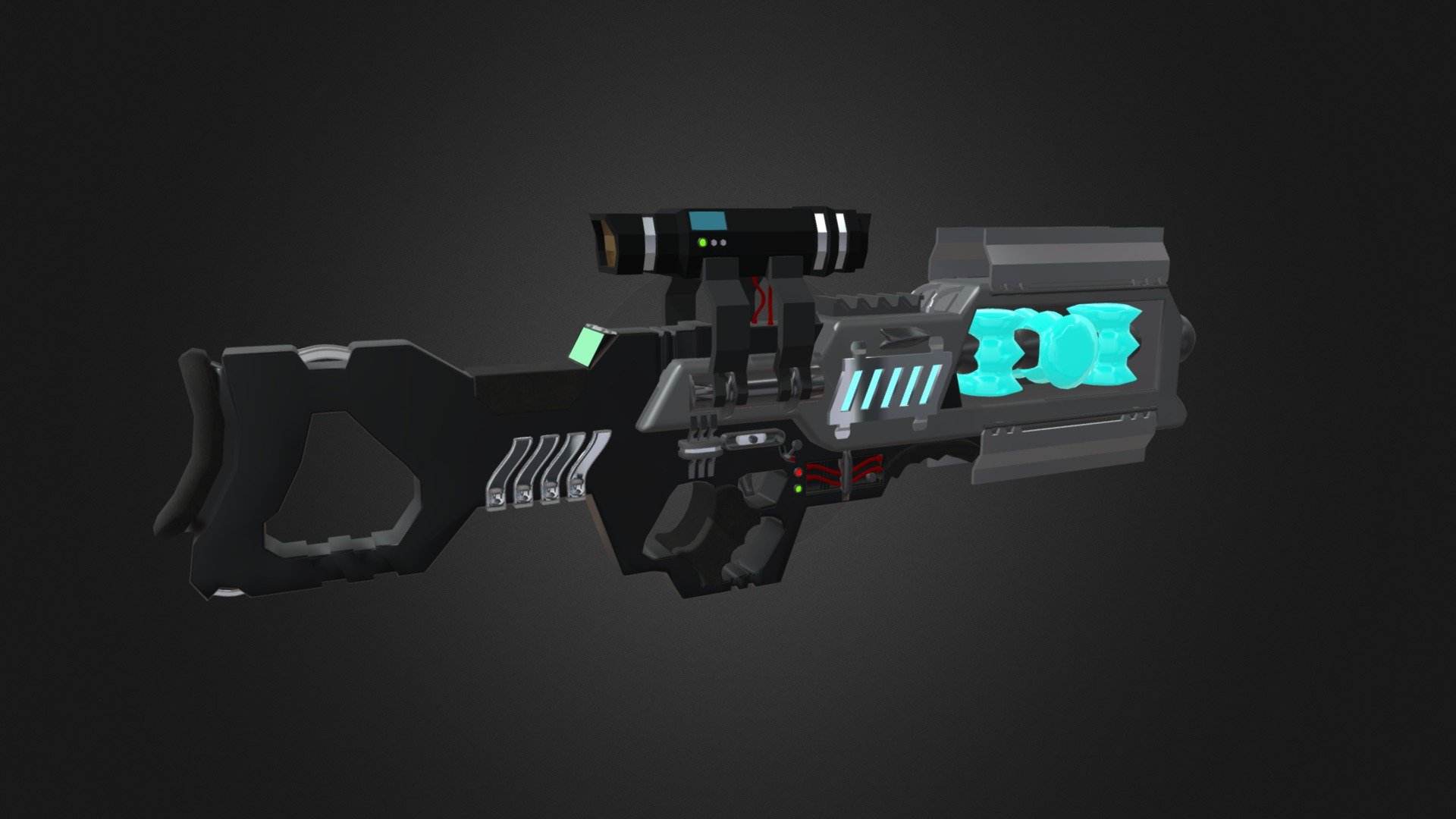 Energy Rifle - 3D model by Lancaster Modelagem 3D ...