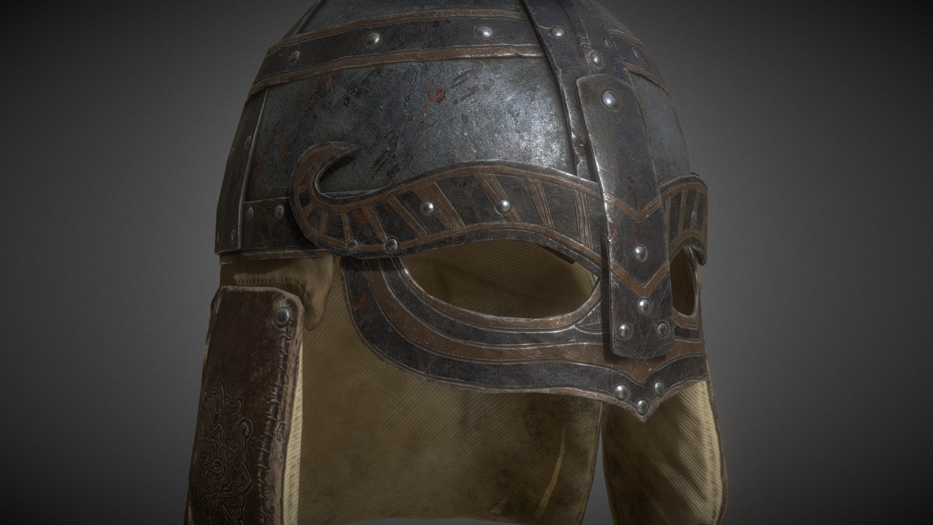 Viking Berserk Helmet free model