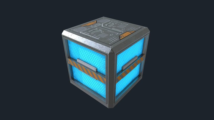 SyFy Crate 3D Model