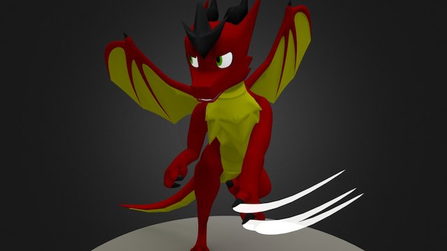 Nero the Dragon 3D Model