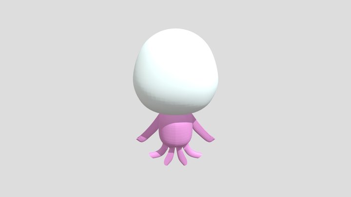 Marina Animal Crossing 3D Model