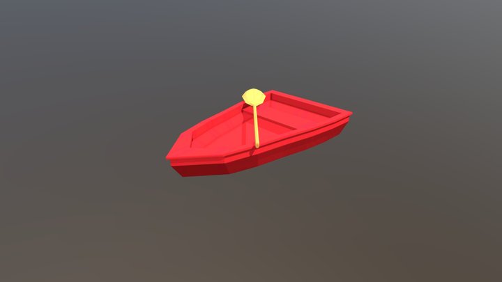 Rowboat 3D Model