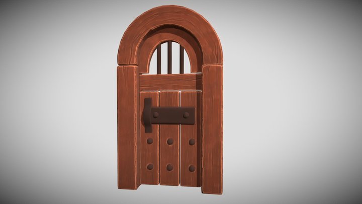 Stylized Door(Game-Asset) 3D Model