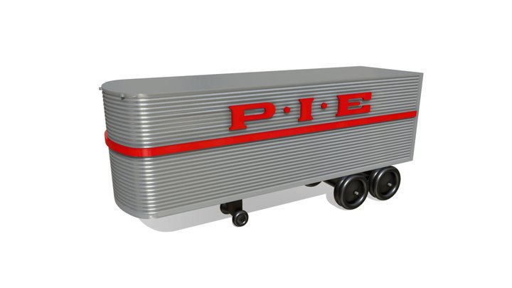 PIE Toy Semi Trailer 3D Model