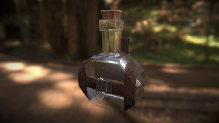 Empty Potion Bottle 3D Model