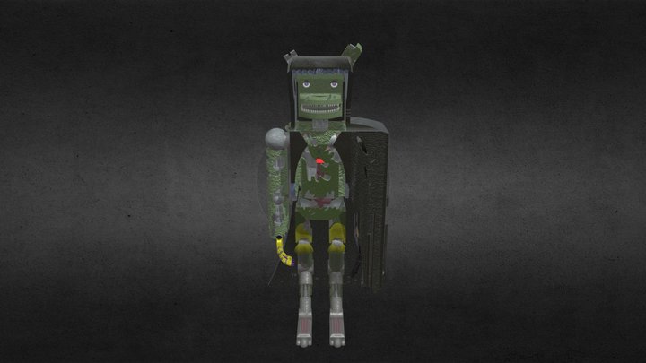 Poppy Playtime Stitchwraith Springtrap Thing 3D Model