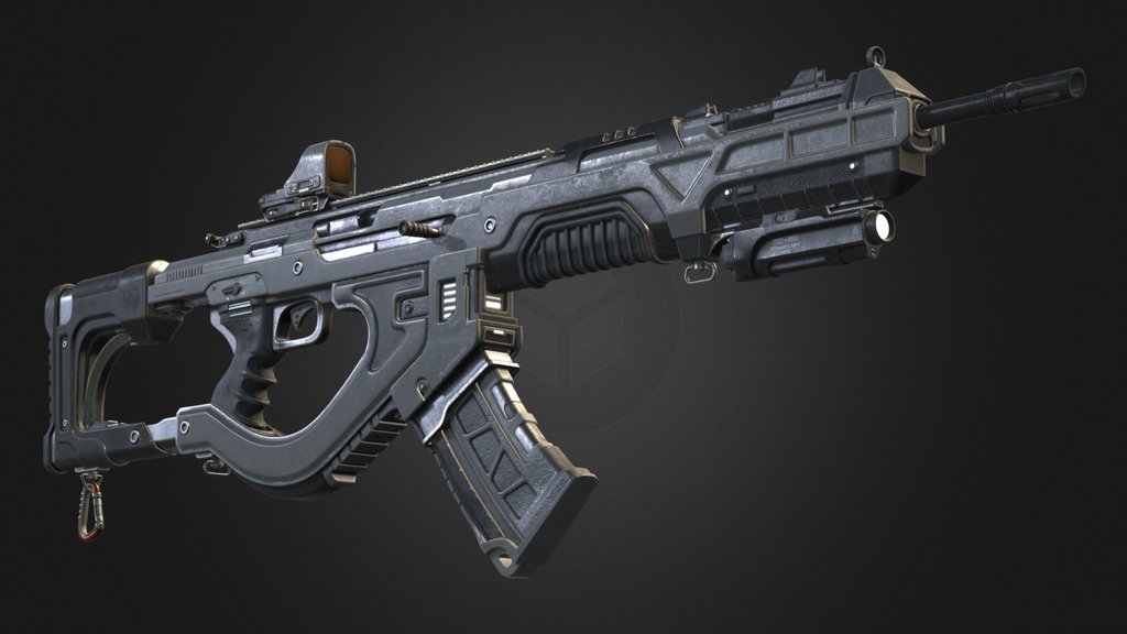 Sci-fi Weapon | Firearm  | Game Ready