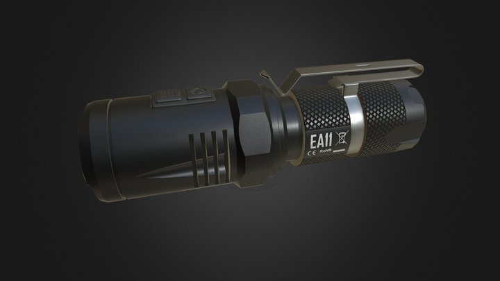 Flashlight 3D Model