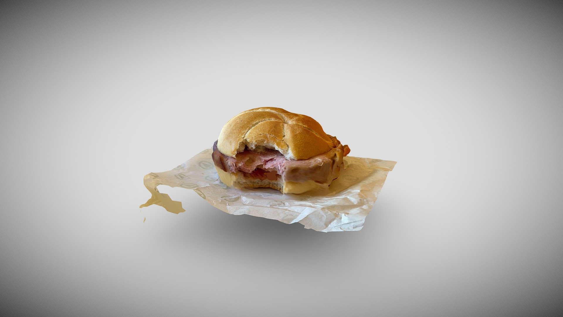 Austrian meatloaf roll 3D model by Stefan EXP360 (exp360) [861a9a6] Sketchfab