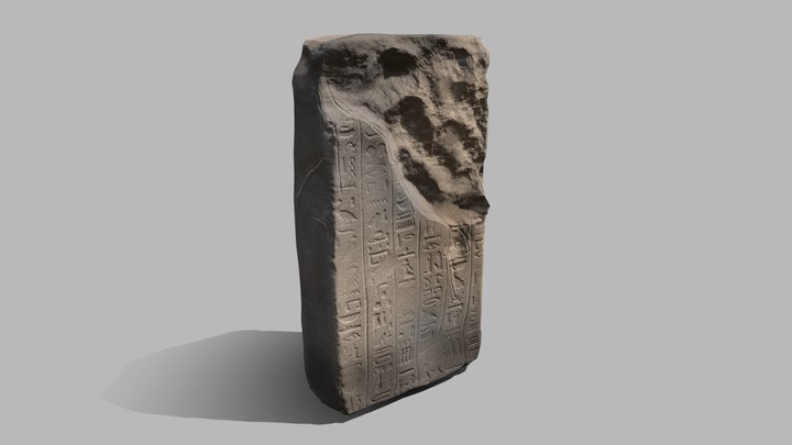 Muret hieroglyphes 3D Model