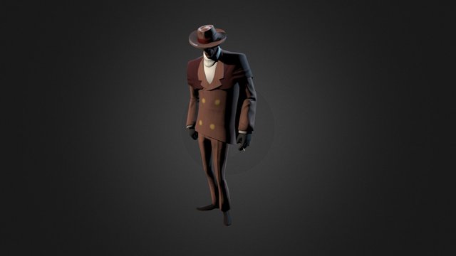 Spy Halloween 3D Model