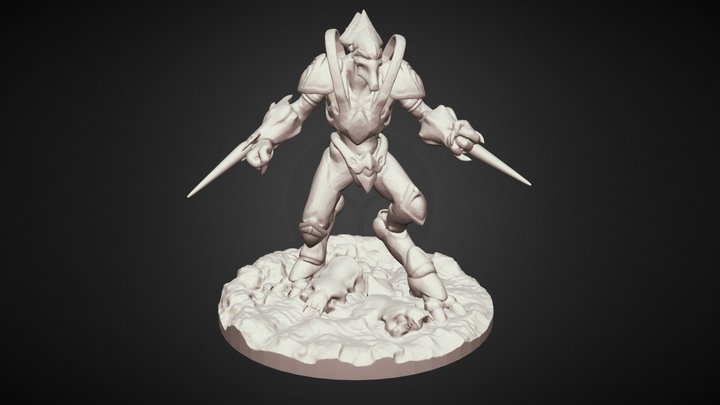 Zealot 3D print-ready 3D Model