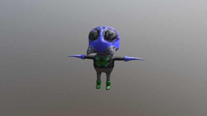 R'lyeh Worker 3D Model