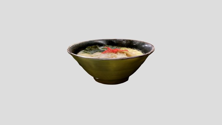 Tonkotsu Ramen 3D Model