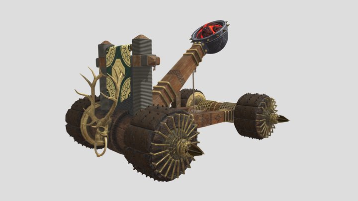 Medieval War Weapon 3D Model