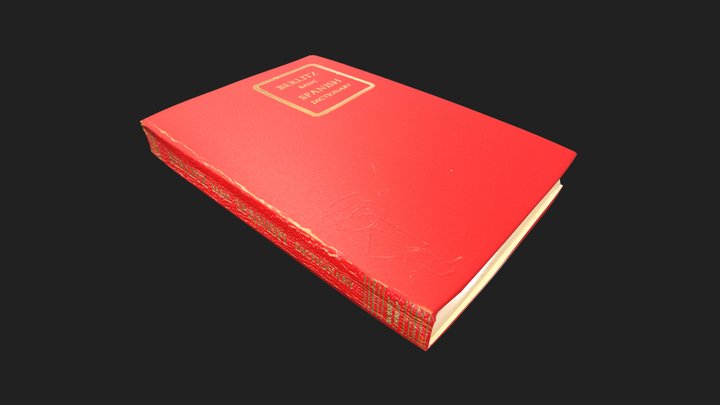 Book - Berlitz Basic Spanish Dictionary 3D Model