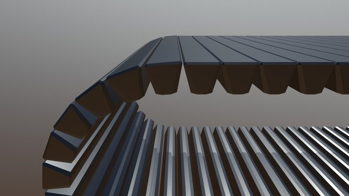 Tread Animation Test - Stepped Tangents 3D Model