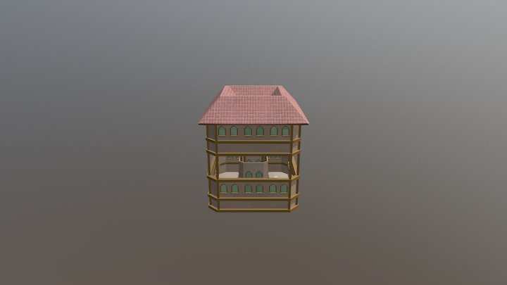 Library Bulding 3D Model