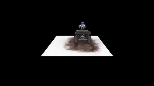 4 Wheel Bike 3D Model