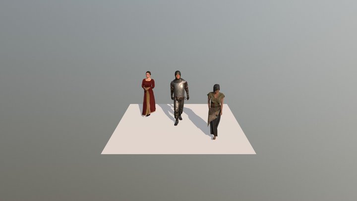 Various Walks 3D Model