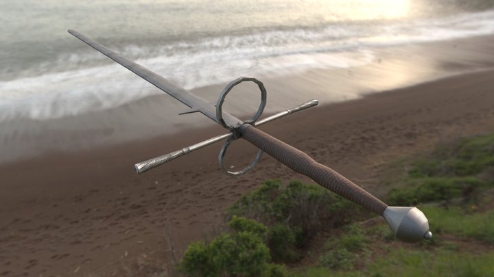 Zweihänder Asset 3D Model