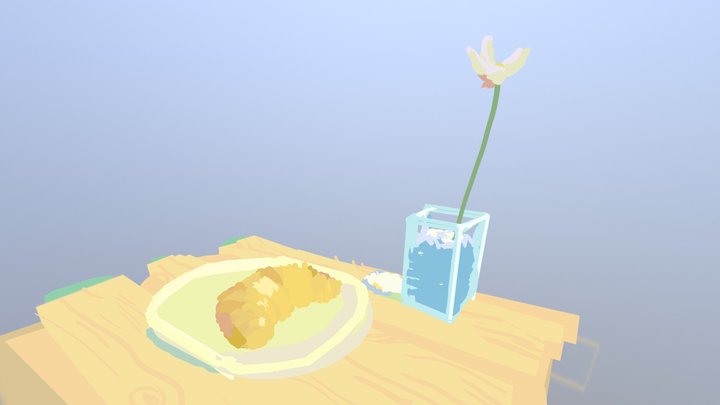 Croissont 3D Model