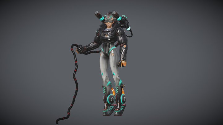 Scigirlpose 3D Model