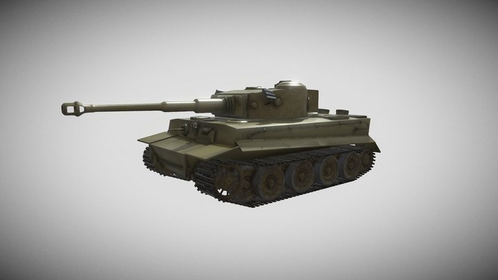 Pzkpfw IV Tiger 3D Model