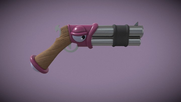 Remington Gun 3D Model